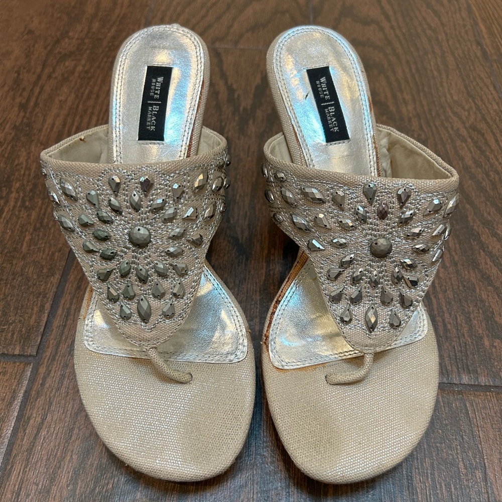 White House Black Market wedge sandals